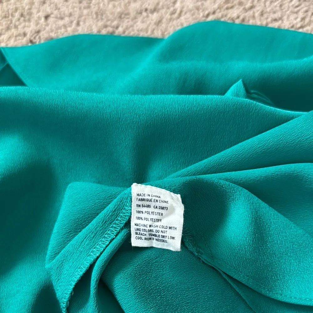 AEO Green Ruffled Mini Sundress - Picture 6 of 7